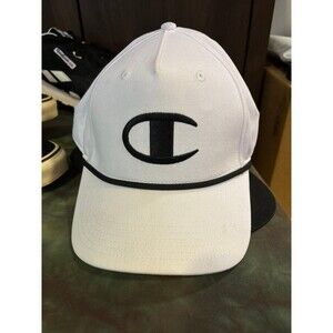 Champion White Cotton Rope Hat SnapBack United Legwear Co